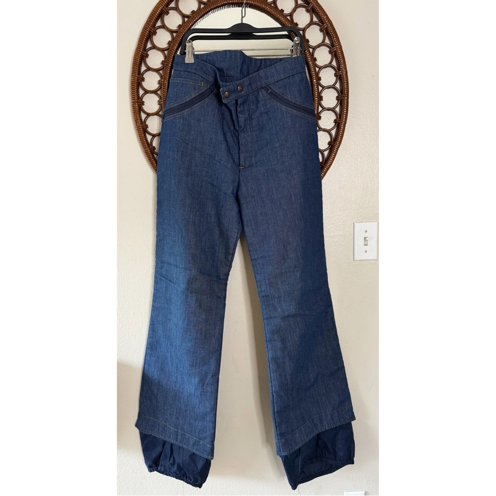 VTG Levi’s jeans snow ski pants orange tab Sz 12